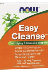 NOW Foods - Easy Cleanse - AM & PM - 120 vcaps - Nutri.se