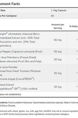 Supplement facts for Now Foods Eye Moisturize featuring MaquiBright and key ingredients per serving.