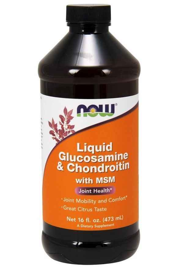 NOW Foods - Glucosamine & Chondroitin with MSM Liquid