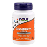 NOW Foods - Glutathione with Milk Thistle Extract & Alpha Lipoic Acid - Nutri.se