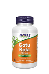 NOW Foods - Gotu Kola, 450mg - 100 vcaps - Nutri.se