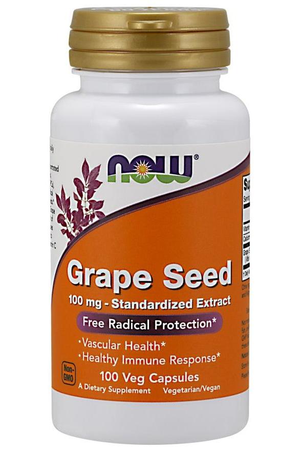 NOW Foods - Grape Seed Standardized Extract - Nutri.se