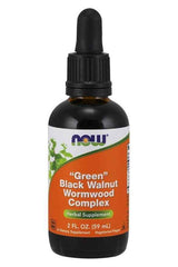 NOW Foods - Green Black Walnut Wormwood Complex - 59 ml.