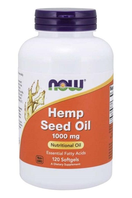 NOW Foods - Hemp Seed Oil, 1000mg - 120 softgels - Nutri.se