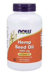 NOW Foods - Hemp Seed Oil, 1000mg - 120 softgels - Nutri.se