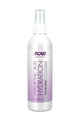 Now Foods Hyaluronic Acid Hydration Facial Mist 118 ml bottle for moisturizing and skin nourishment.