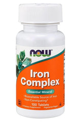 NOW Foods - Iron Complex - 100 tablets - Nutri.se