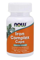 NOW Foods - Iron Complex Caps - 100 vcaps - Nutri.se
