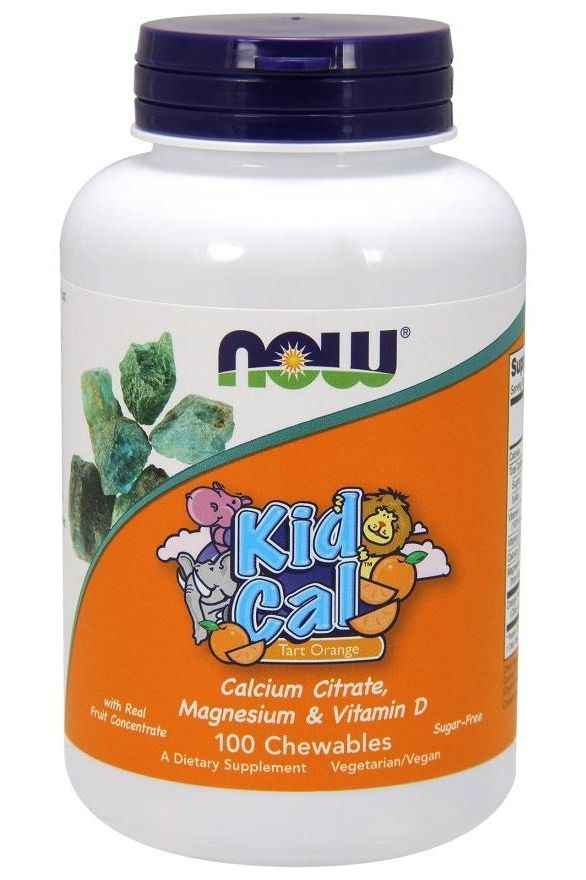 NOW Foods - Kid Cal, Tart Orange - 100 chewables NOW Foods - Kid Cal, Tart Orange - 100 chewables