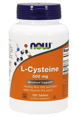 NOW Foods - L-Cysteine, 500mg - 100 tablets - Nutri.se