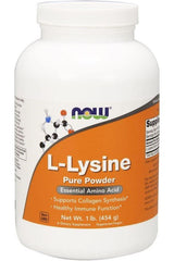NOW Foods - L-Lysine 1000mg - 454g - Nutri.se