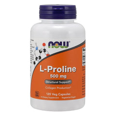 NOW Foods - L-Proline, 500mg - 120 vcaps - Nutri.se