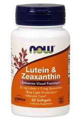 NOW Foods - Lutein & Zeaxanthin - 60 softgels