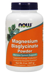 NOW Foods - Magnesium Bisglycinate Powder - 227 grams - Nutri.se