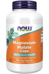 NOW Foods - Magnesium Malate Caps - 180 vcaps - Nutri.se