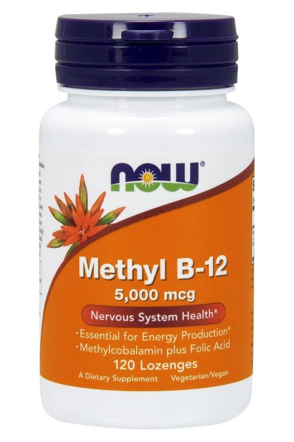 NOW Foods - Methyl B-12 with Folic Acid - Nutri.se