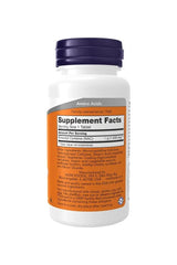 Now Foods NAC Acetyl-Cysteine 1000 mg supplement bottle with dosage details and facts.
