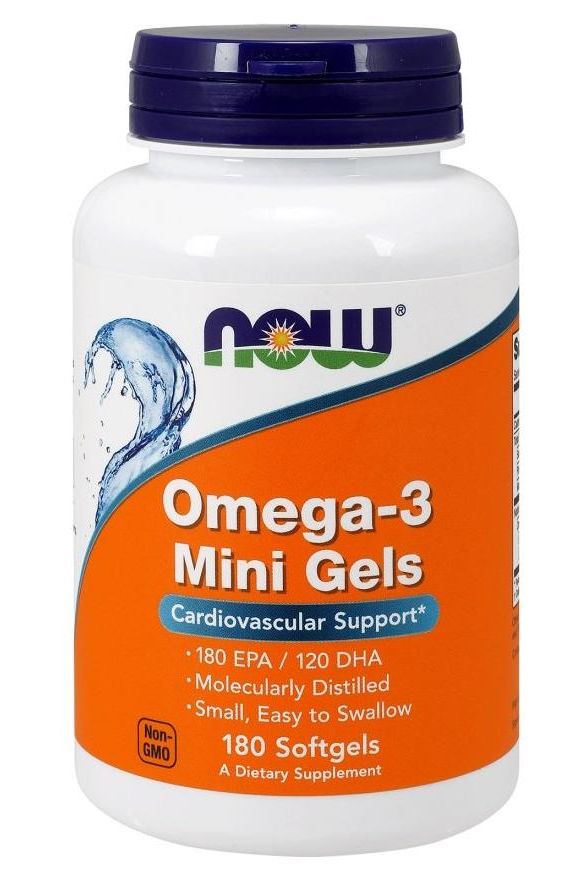 NOW Foods - Omega-3 Mini Gels - Nutri.se