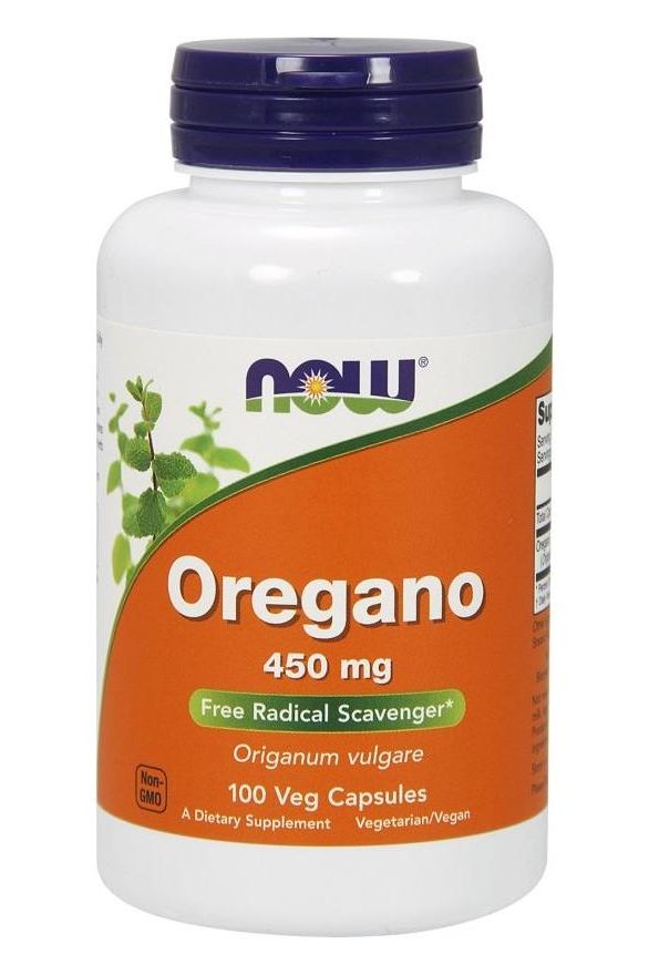 NOW Foods - Oregano, 450mg - 100 vcaps - Nutri.se