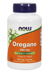 NOW Foods - Oregano, 450mg - 100 vcaps - Nutri.se
