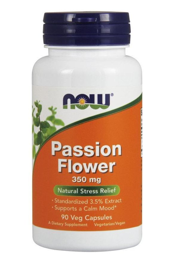 NOW Foods - Passion Flower, 350mg - 90 vcaps - Nutri.se