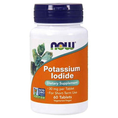 NOW Foods - Potassium Iodide, 30mg - 60 tablets
