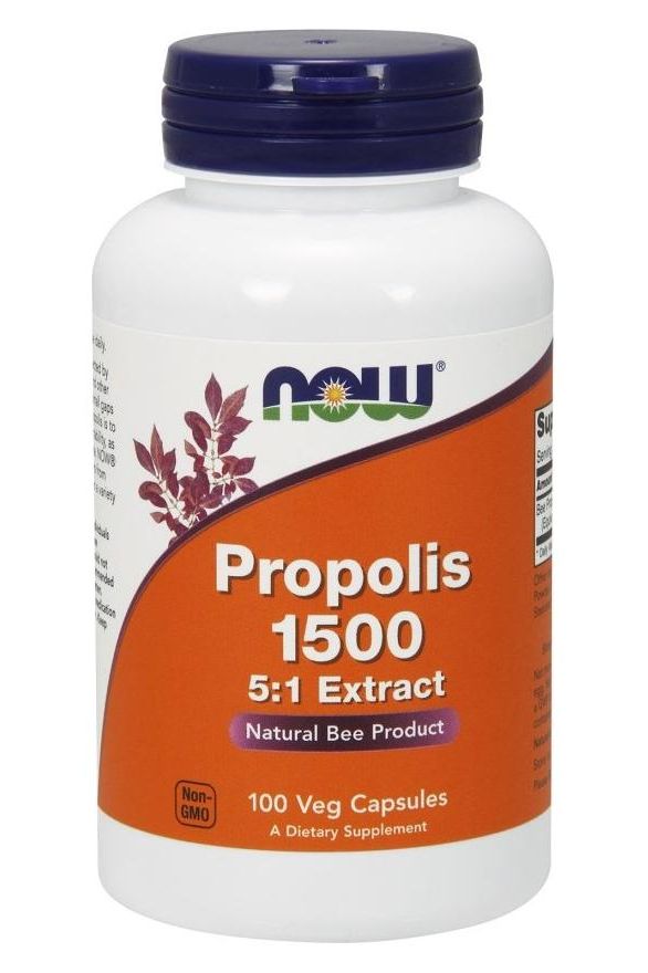 NOW Foods - Propolis 5:1 Extract, 1500mg - 100 vcaps - Nutri.se