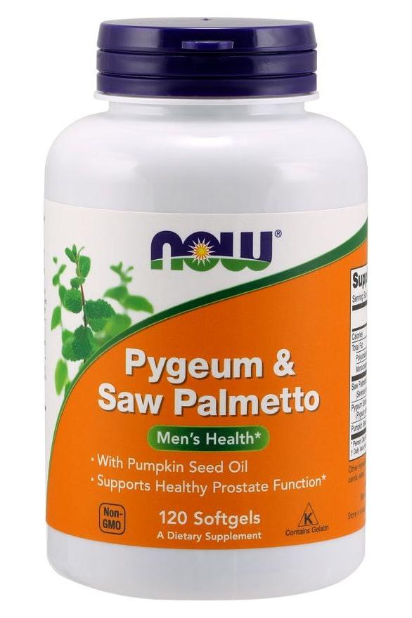 NOW Foods - Pygeum & Saw Palmetto - Nutri.se
