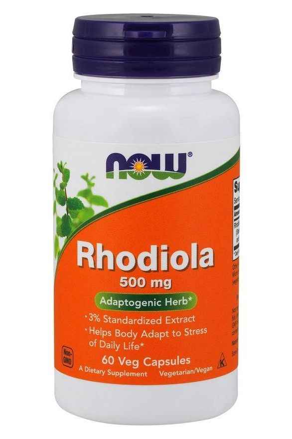 NOW Foods - Rhodiola, 500mg - 60 vcaps