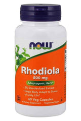 NOW Foods - Rhodiola, 500mg - 60 vcaps