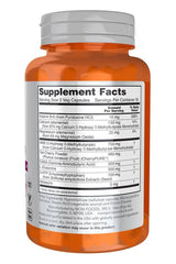 Supplement facts label for NOW Foods R&R Rest and Repair 90 Veg Capsules highlighting ingredients and serving size.