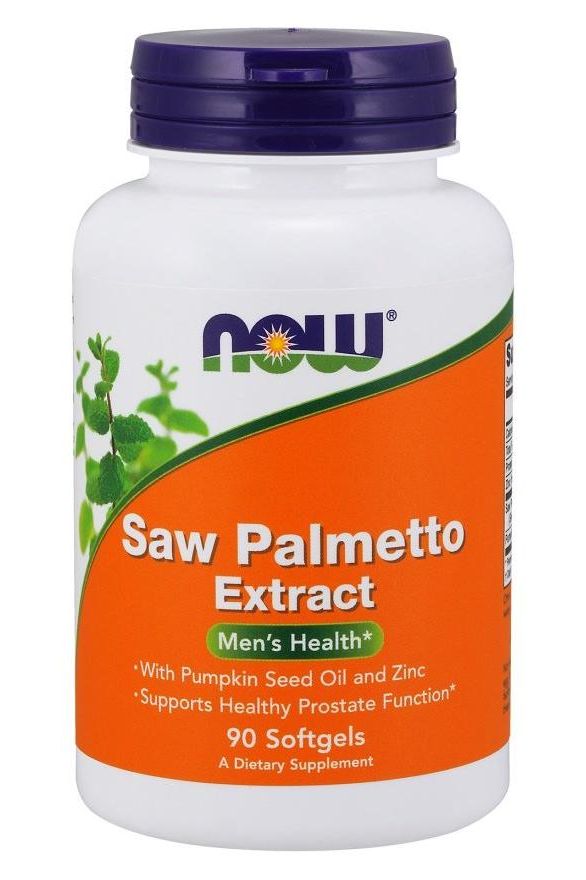 NOW Foods - Saw Palmetto Extract with Pumpkin Seed Oil and Zinc, 80mg - 90 softgels - Nutri.se