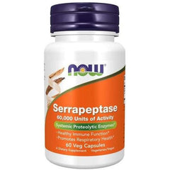 NOW Foods - Serrapeptase - 60 vcaps - Nutri.se