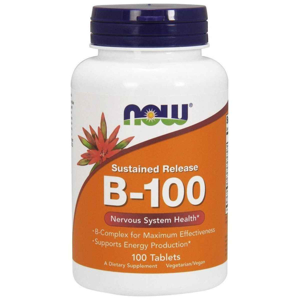 NOW Foods - Vitamin B-100 Sustained Release - 100 tablets