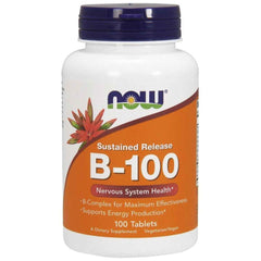 NOW Foods - Vitamin B-100 Sustained Release - 100 tablets