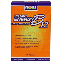 NOW Foods - Vitamin B-12, Instant Energy - 75 packets