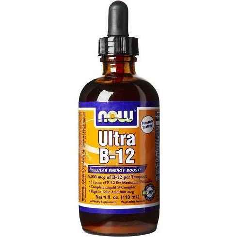 NOW Foods - Vitamin B-12 Ultra, Liquid - 118 ml.