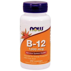 NOW Foods - Vitamin B-12 with Folic Acid - Nutri.se