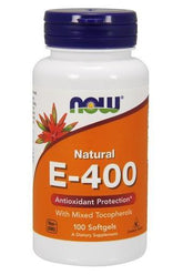 NOW Foods - Vitamin E-400 - Natural (Mixed Tocopherols) - Nutri.se