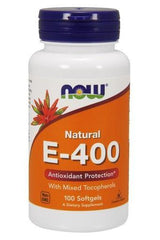 NOW Foods - Vitamin E-400 - Natural (Mixed Tocopherols) - Nutri.se