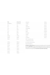 Nutritional information chart for Nutrend 100% Beef Protein, detailing content per 100g and serving size.