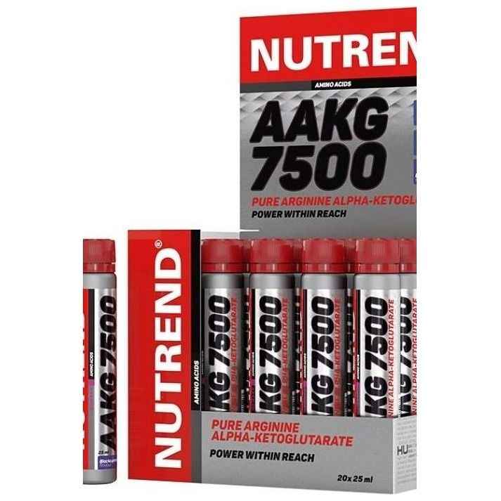 NUTREND - AAKG 7500, Blackcurrant - 20 x 25 ml.