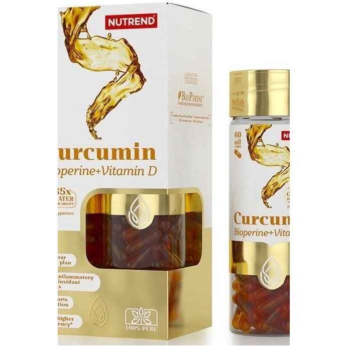NUTREND - Curcumin + Bioperine + Vitamin D - 60 caps - Nutri.se