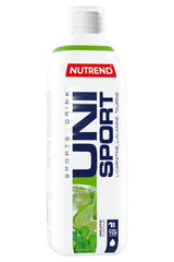 Nutrend Unisport mineraliserad hypotonisk sportdryck i flaska, 500 ml, med smaker, för effektiv hydrering.