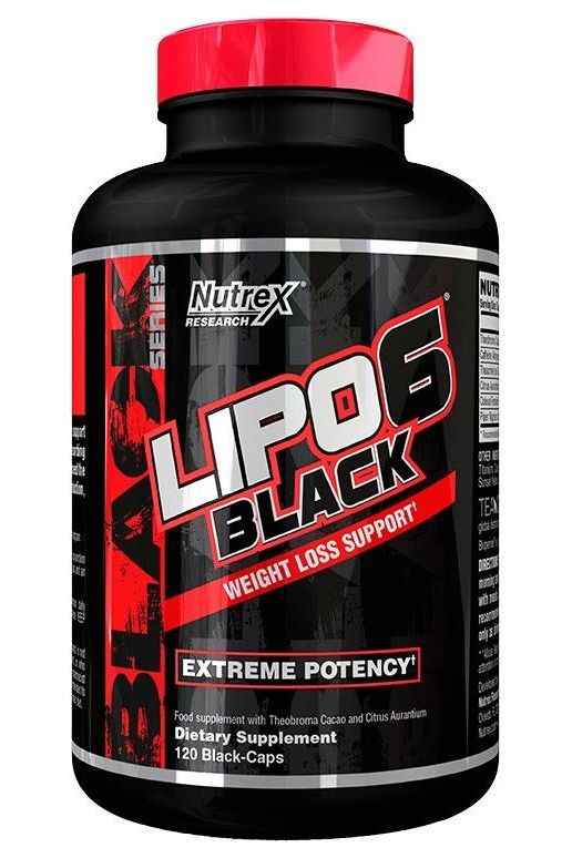 NUTREX - Lipo-6 Black - 120 black caps