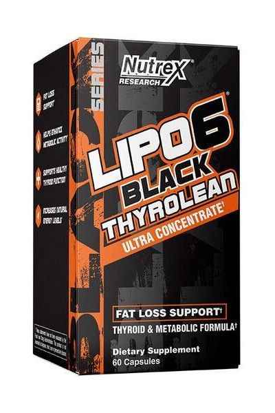 NUTREX - Lipo-6 Black Thyrolean - 60 caps