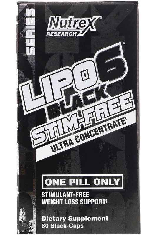 NUTREX - Lipo-6 Black Ultra Concentrate Stim-Free - 60 caps