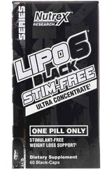 NUTREX - Lipo-6 Black Ultra Concentrate Stim-Free - 60 caps