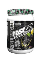 Nutrex PostLift post-workout supplement for muscle recovery and growth, featuring essential amino acids.