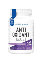 Nutriversum Antioxidant VITA supplement, 60 tablets, dietary support for free radical protection.